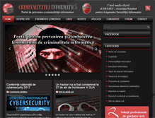 Tablet Screenshot of criminalitatea-informatica.ro